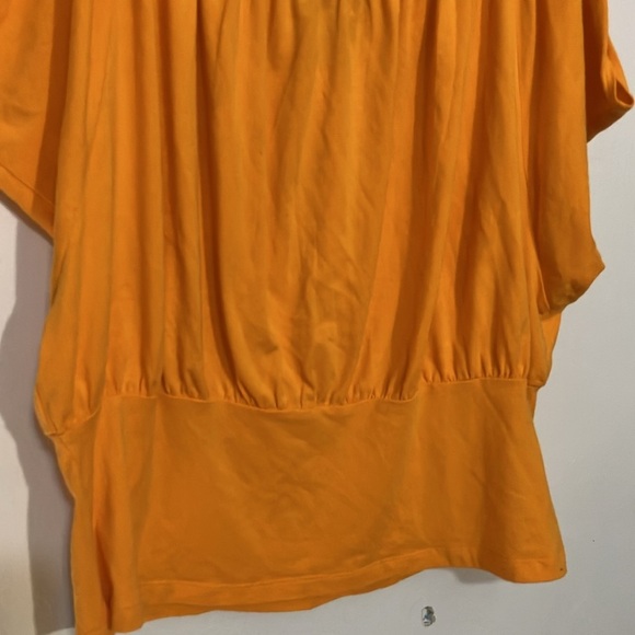 🌈 Metro style split sleeve scoop neck top M - Picture 3 of 5